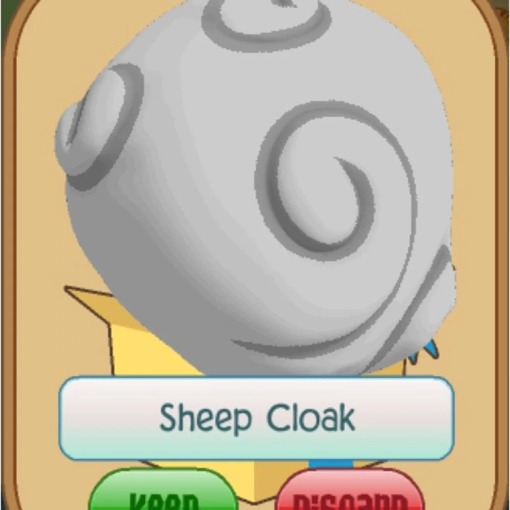 *READ DESCRIPTION B4 BUYING* ANIMAL JAM CLASSIC SHEEP CLOAK